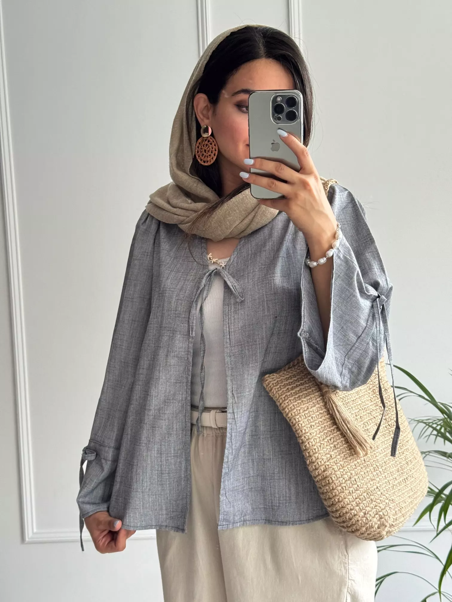 مانتو شومیزی لینن ژینا